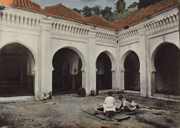 Inner Courtyard of the Mosque Sidi-El-Haloni, in Tlemcen